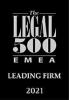 Leading Firm 2021 Legal 500 EMEA